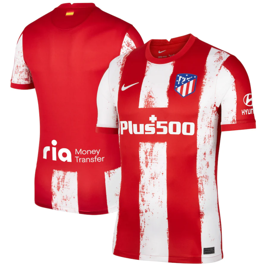 2021/22 Atletico Madrid Home Kit Soccer Jersey